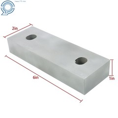4 Pack For 6″ Vises Vise Jaws Reversible Aluminum Soft Jaws 6″ × 2″ × 1″