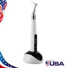 AZDENT Dental Cordless LED Endo Motor 16:1 Contra Angle Root Canal Treatment