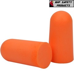Ear Plugs Lot Bulk, Soft Orange Foam Sleep Travel Noise Shooting Earplugs NRR 32