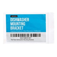 Undercounter Dishwasher Bracket Replacement Easy Installation & Mounting Bra…