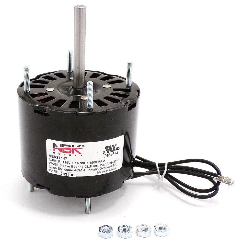 Fan Motor 3.3″ Dia. 1/40 HP 1500 RPM 115 Volts CW Replaces Fasco 7063-8571