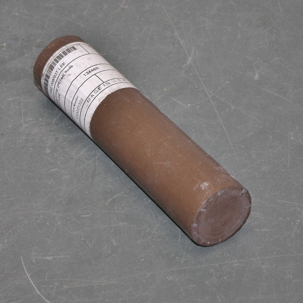 40% Bronze PTFE Filled Plastic Round Rod Bar 147328-01, 38mm Diameter x 160mm