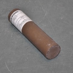 40% Bronze PTFE Filled Plastic Round Rod Bar 147328-01, 38mm Diameter x 160mm