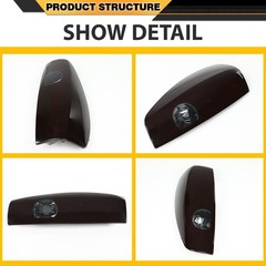 Rear Tail Lights Assembly for Chevy Colorado GMC Canyon 2004-2012 Smoky Lens