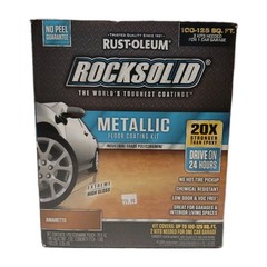 Rust-Oleum Rock Solid Garage Floor Coating Kit Amaretto Metallic