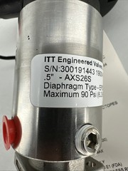 ITT Engineered Valves AXS26S .5” Diaphragm Valve EPDM 90 PSI, NOS Medical Lab