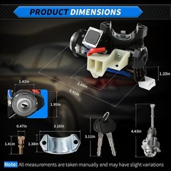 81905-F2230 Ignition Lock Cylinder Housing, Compatible with Hyundai Elantra 2…