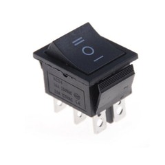 On/Off/On 6-Pin DPDT Rocker Switch 3-Position Rating 15A 250V/20A 125V AC DC