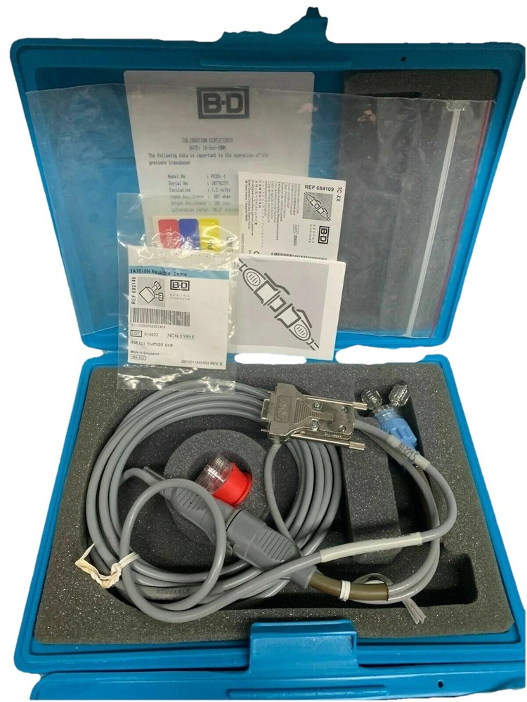 NEW Becton Dickinson P23XL Pressure Transducer – Trio, Passport 2, Spectrum