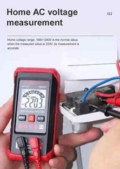 HABOTEST HT123 Digital Multimeter Smart Voltmeter Ohmmeter AC DC Meter Tester US