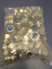 Lot of 50 ContaClip 96573.6 Nickel Plated Brass Cord Grip