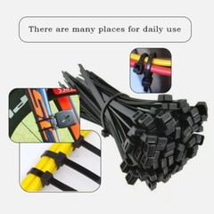 Self-locking nylon cable ties 18 inches, suitable for both indoor and outdoor