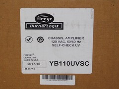 New Fireye BurnerLogix YB110UVSC Chassis Amplifier Self Check UV Flame Module