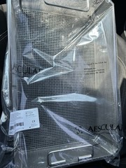 (2) AESCULAP STEILE CONTAINER TRAY/BASKET 16” X 6” X 4” REF: JF254R New