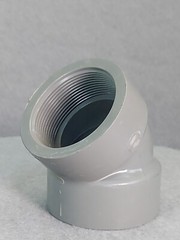 Spears® 819-020 Standard 45° Elbow 2″ FNPT SCH 80 CPVC F437 Female Threaded
