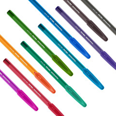 Inkjoy 100ST Ballpoint Pens | Medium Point (1.0Mm) | Classic Colours | 4 Count