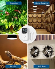 Digital Temperature Controller Thermostat 15A 1800W Greenhouse Incubator Heater