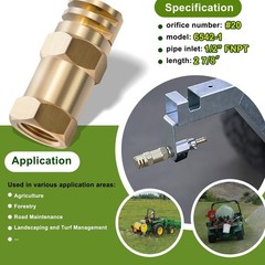 6542-1FBA Boomless Spray Nozzle For Agriculture, Lawn Care & General Watering