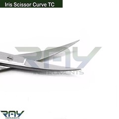 5 Pcs New German Iris Scissors TC 4.5″ Curved Surgical Dental Surgery Instrument