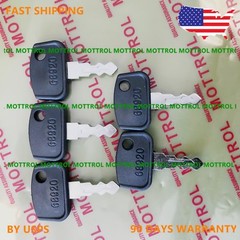 5 PL501- 68920 KEYS for Kubota ZeroTurn Mower ZD321 ZD326S ZD1011 ZG227 ZG332P