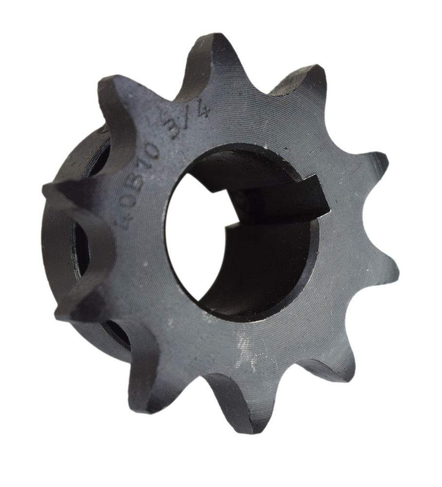 40 Roller Chain Sprocket 10 Teeth 3/4″ Bore 40B10-3/4 40BS10H-3/4