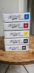 Eco-4 Ultra Compatible Ink Cartridges Mutoh Valuejet 5x440ML Eco Solvent Printer