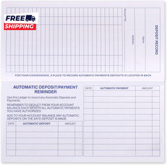 24 PCS Check Registers for Personal Checkbook Easy to Read Checkbook Register