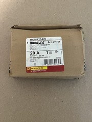 HOM120AFI – Square D Homeline 20A 120V 1 Pole Arc Fault Circuit Breaker Plug-In