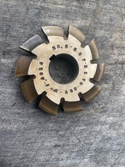 Brown and Sharp Involute Gear Cutter #5 5P 21-25 Teeth 1” arbor