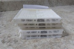 Rittal 3322720 20 Pk 4.5 In Overall Height/Width PET Pleated Filter