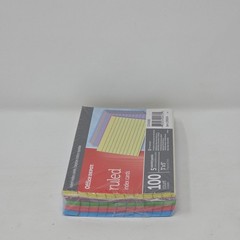 Office Depot Assorted Pastel Colors 3″ x 5″ Ruled Index Cards: 100 Pack