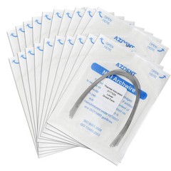 AZDENT Dental Orthodontic Heat Thermal Activated Niti Rectangular Arch Wires