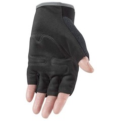 Wells Lamont Men’s Fingerless Synthetic Leather Palm Work Gloves, Large (847L)