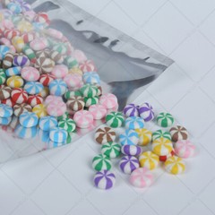 Multiple Colors & Sizes Clear Front Glossy Back Foil Mylar Open Top Pouch Bag