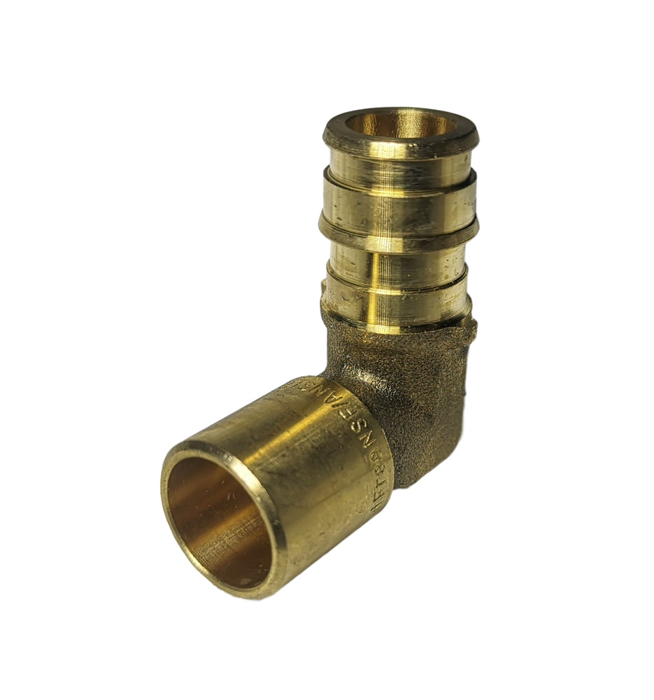 25 Pcs. 1/2″ Pex A Male Sweat Elbow, 1/2″ Expansion Male Sweat Elbow 30-1-3=25