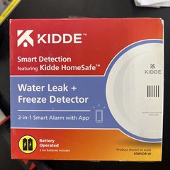 Kidde Smart Water Leak and Freeze Detector, Battery Operated Sealed Ships Fast