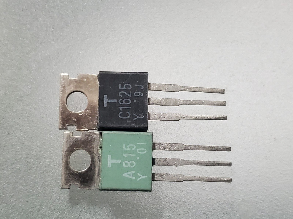 TOSHIBA 2SA815-Y & 2SC1625-Y Paired Original obtained from Onkyo (1pair)