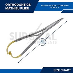 T/C Mathieu Plier Orthodontic Ortho Dental Straight 6.5″
