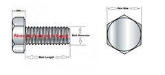 5/16-24×1-3/4 Hex Head Cap Screws 5/16-24 x 1.75 Bolts 5/16×24 x 1-3/4 Grade 8