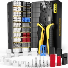 Crimping Tool Connector Kit, 20 Types of JST-XH/SYP 2.5mm and 2.54mm Connecto…