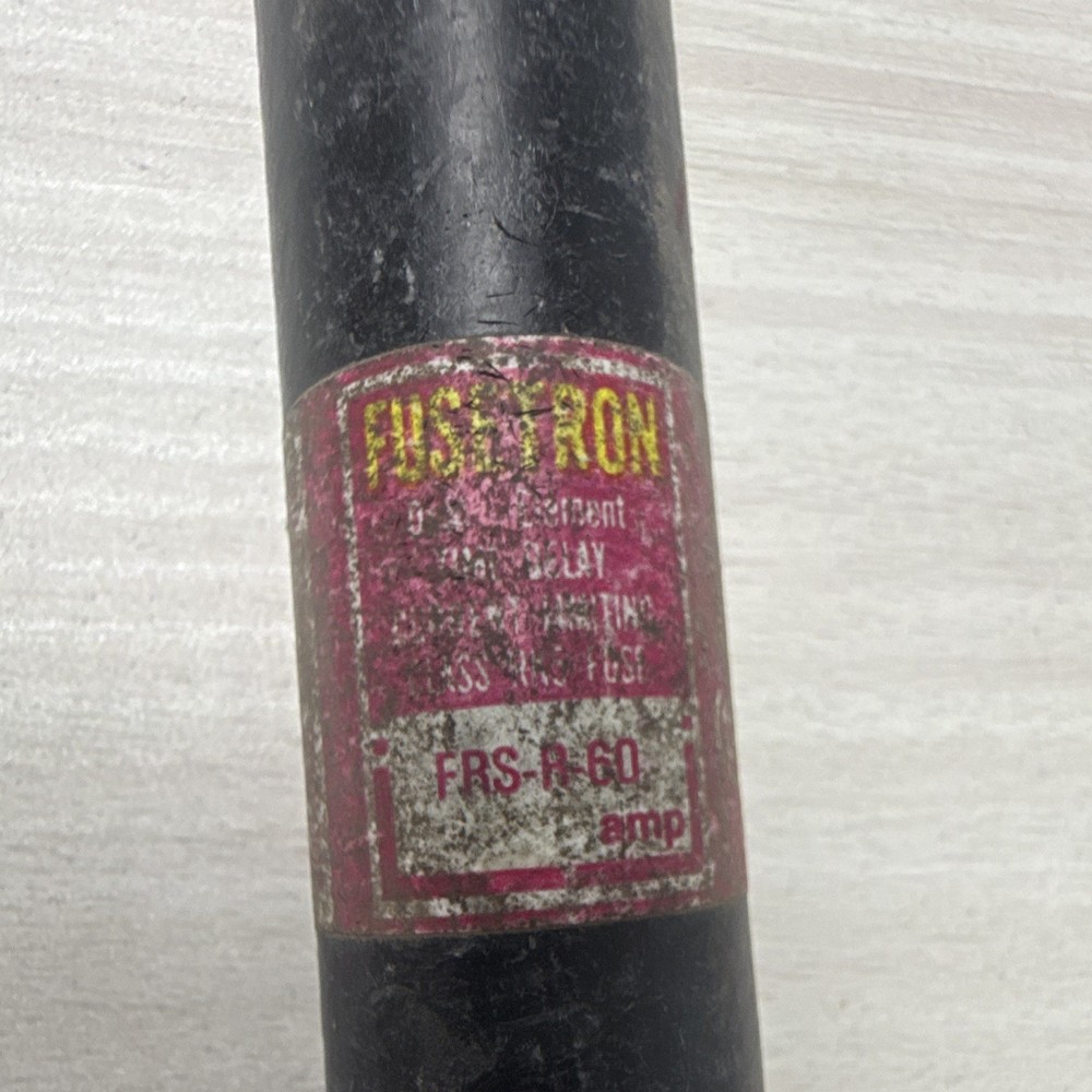 Fusetron FRS-R-60 60A 551-600V HRC Cartridge Fuse Time-Delay Slow-Blow 1PK