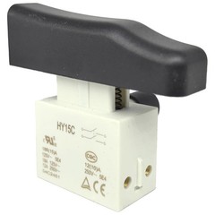 HY15C Lock on Push Button Switch Screw Terminals 18A 125V 12A 250V Bauer Rotary