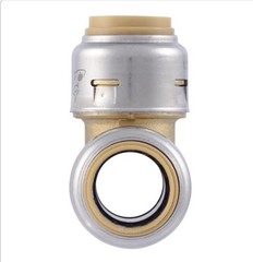 SharkBite Max 1/2 in Push-to-Connect Tee Brass Fitting4-Pack UR362A4freeshipping