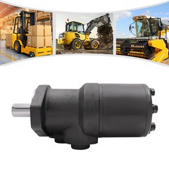 135RPM Hydraulic Motor Replacement Compact Hydraulic Motor High Torque Black