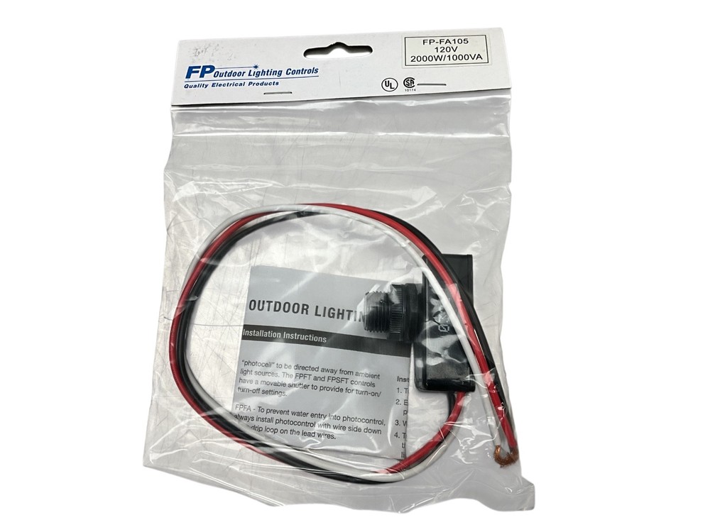 FP Outdoor Lighting Controls FP FA105 Photocontrol 120VAC, 50/60 HZ