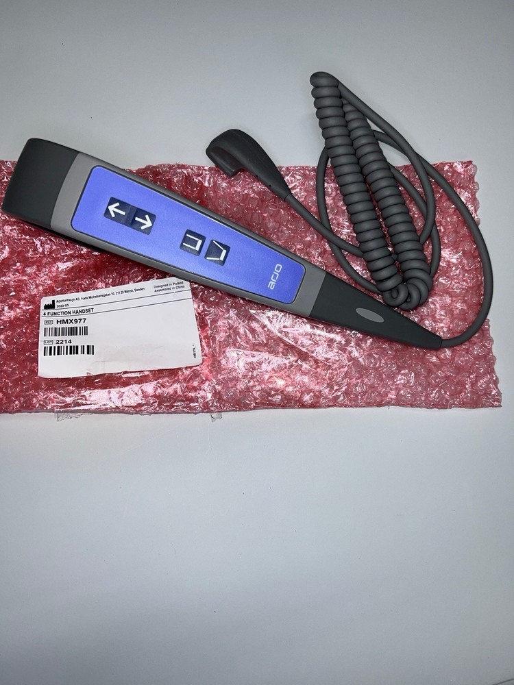 New Arjo 4 function hand control Part# HMX977 for Sara 3000, Sara Plus lifts