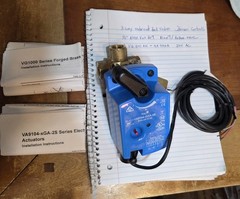 Lot Of “4” Johnson Controls 3-Way Motorized Ball Valves #VG1841AN+9A4GGA