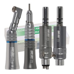NSK Style Dental Latch/Push Slow Speed Handpiece Contra Angle Air Motor 2/4Holes