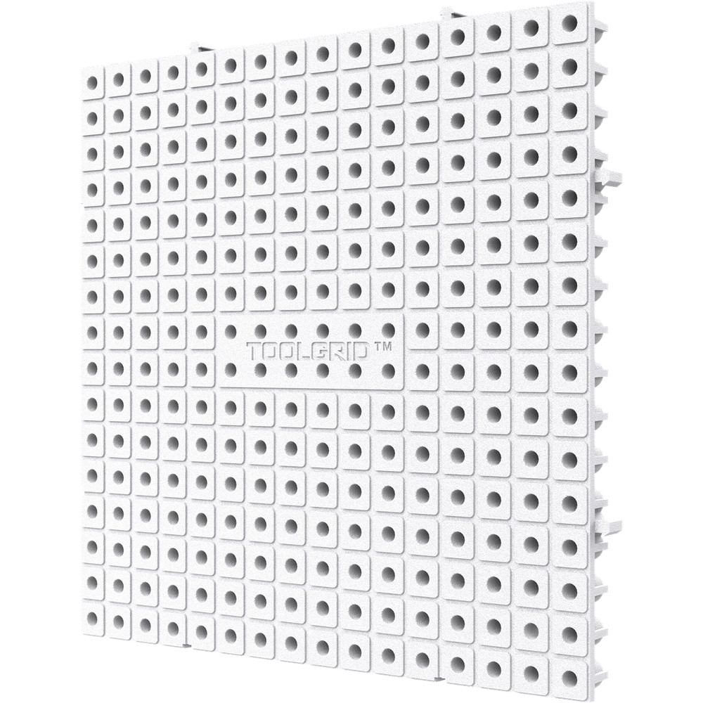 52015Toolgrid TGB-6X6 Modular Board 16pc Pack – White