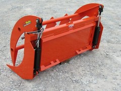 60″ Brush Root Rake Clam Grapple Attachment Fits Skid Steer Tractor Quick Attach